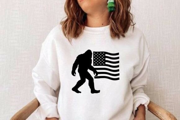 4th of July Bigfoot Clipart Review