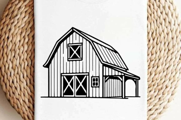 Barn House Clipart Embroidery Review