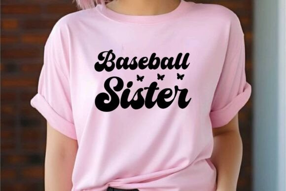 Baseball Sister SVG PNG T-shirt Design Review