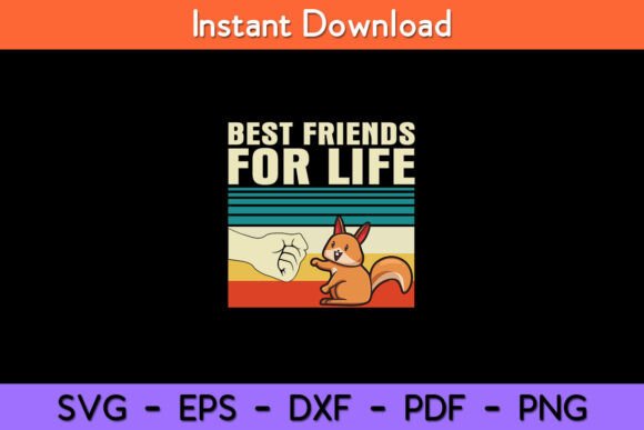 Best Friend for Life Squirrel Fist Bump