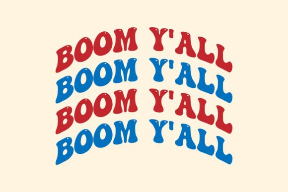 Boom Y all SVG Review: Retro Design for Embroidery