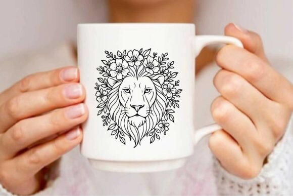 Lion Head Silhouette Vector Clipart Review
