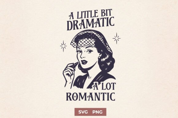 Retro Woman SVG: A Little Bit Dramatic Review