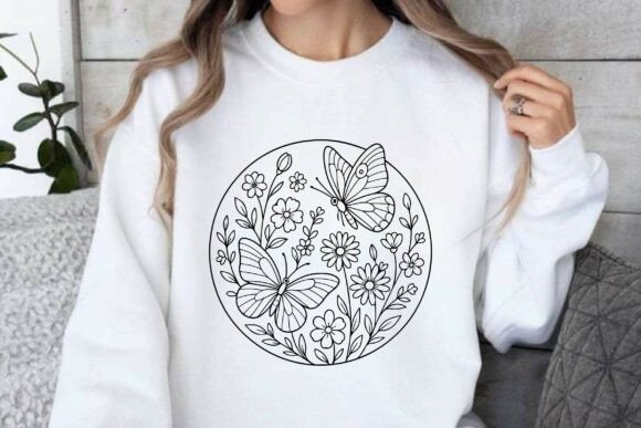 Two Butterflies and Various Flowers Embroidery Review